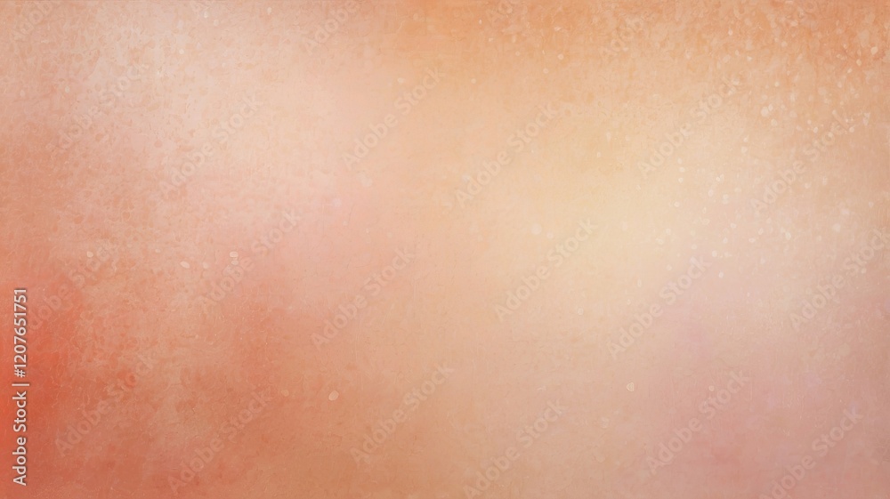 Fototapeta premium Soft Gradient Background in Warm Peach, Coral, and Light Pink with Bokeh Effect