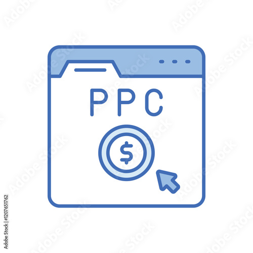 Pay Per Click vector icon