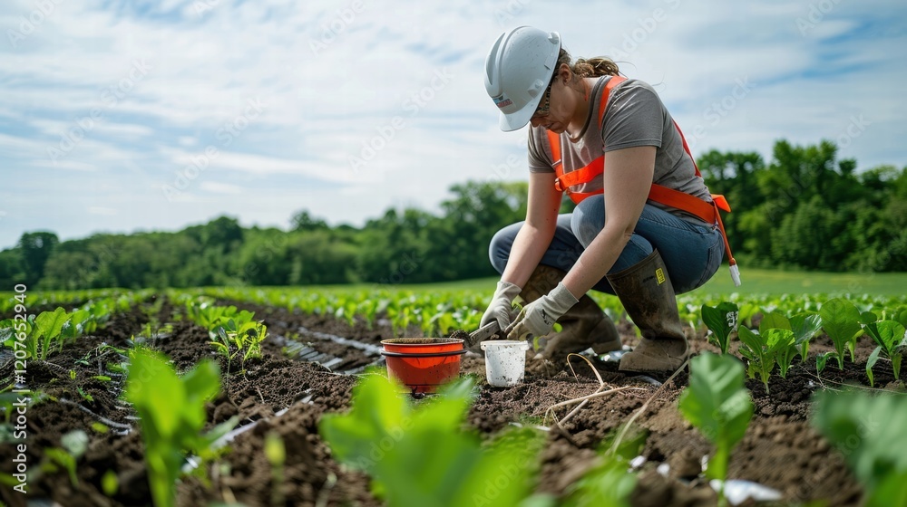 Soil research for studying environmental and agricultural impact. Soil research for studying environmental and agricultural impact.