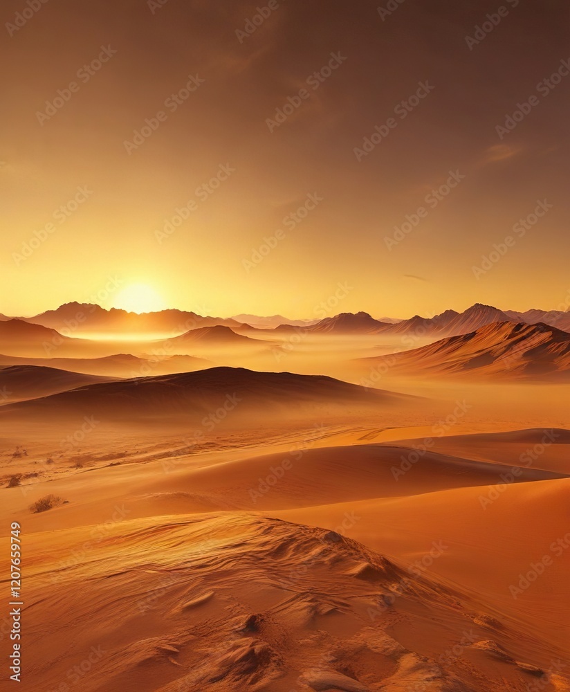 Naklejka premium Gradient of orange and yellow hues blending into a warm golden brown, color gradient, cozy atmosphere