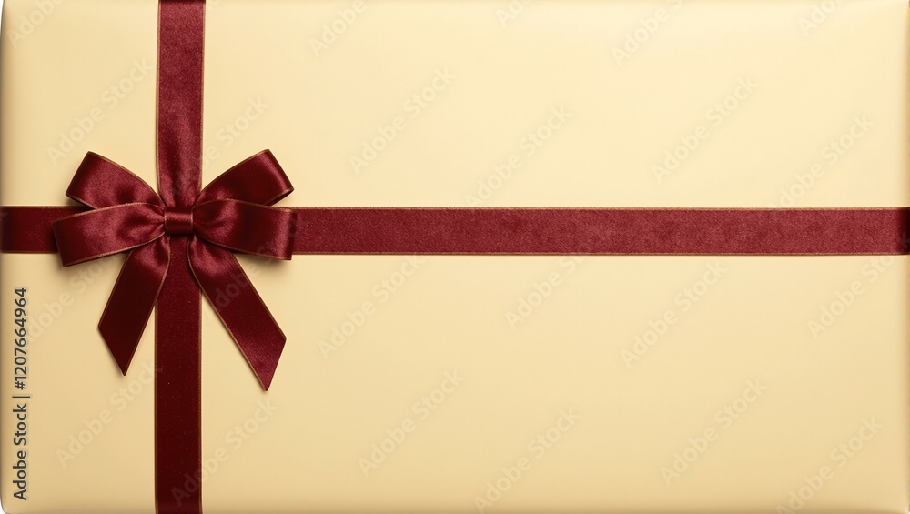 Luxurious burgundy satin bow on gold backdrop elegant and versatile for fall themed promotions Luxurious burgundy satin bow on gold backdrop elegant and versatile for fall themed promotions