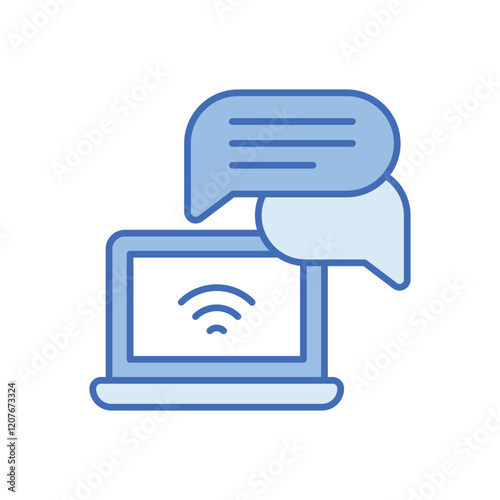 Online Consulting vector icon