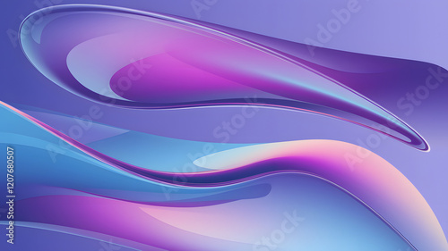 abstract purple background with waves