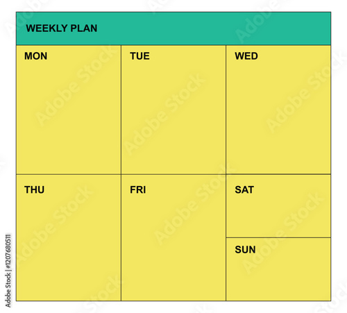 Design template to do list weekly plan unique design