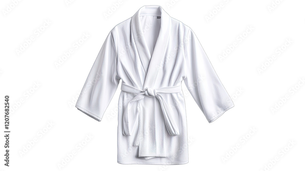 Elegant White Bathrobe for Relaxation and Comfort in Spa or Home Setting Ideal for Wellness Enthusiasts Elegant White Bathrobe for Relaxation and Comfort in Spa or Home Setting Ideal for Wellness Enthusiasts