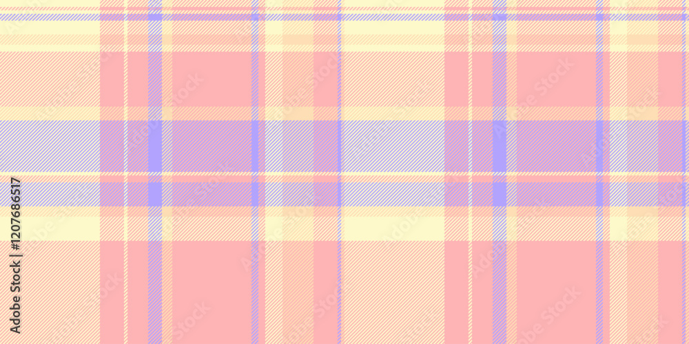 Delightful pastel plaid pattern in soft pink, lavender, and cream. Perfect for backgrounds, textiles, fashion, and stationery designs. Delightful pastel plaid pattern in soft pink, lavender, and cream. Perfect for backgrounds, textiles, fashion, and stationery designs.