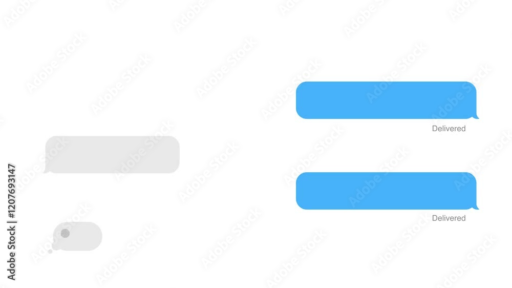 Text Typing In A Messenger. Typing, Receive And Sending Messages With Delivery Status.
Text Typing In A Messenger. Typing, Receive And Sending Messages With Delivery Status.
