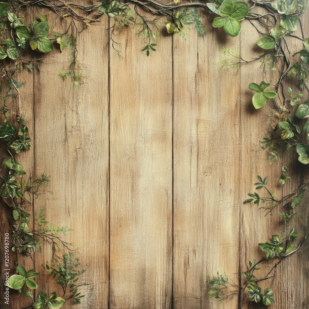 A background featuring a wooden texture, designed with a clean and natural aesthetic. The composition includes an open space specifically designated for placing a sign or label. A background featuring a wooden texture, designed with a clean and natural aesthetic. The composition includes an open space specifically designated for placing a sign or label.