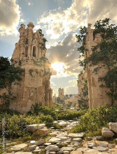 Ancient ruins in the southern districts of Beit Shemesh, preserved, history, stones, heritage photo