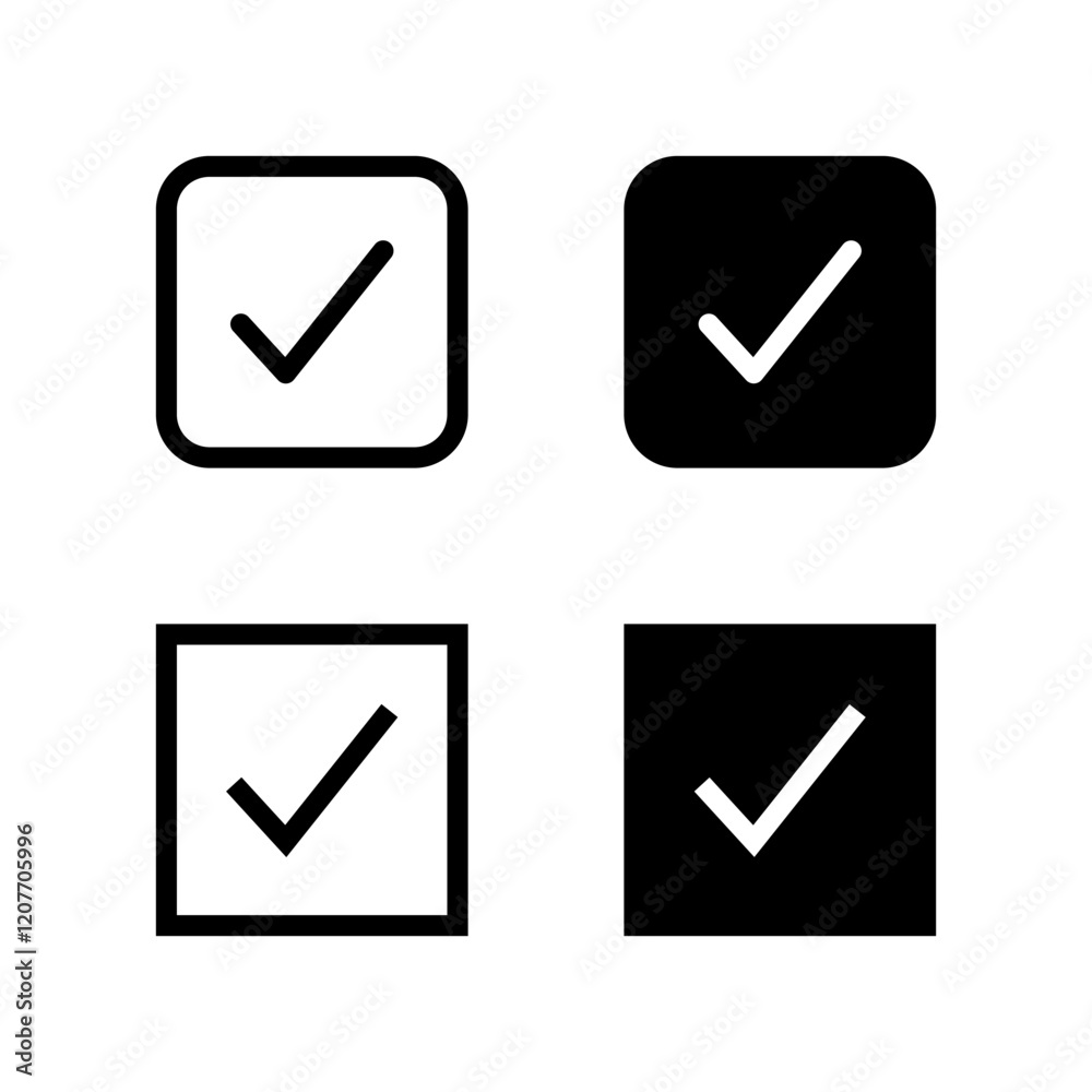 Checkmark icon set. Checkmark icon. Icon set. Checkmark icon set. Checkmark icon. Icon set.