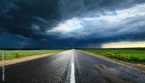  the road leading to storm  photo