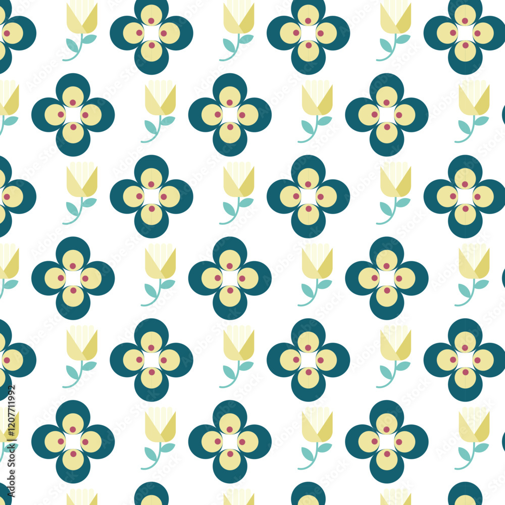 seamless background with flowers seamless background with flowers