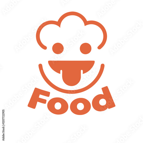 Creative Food Logo art Vector illustration.