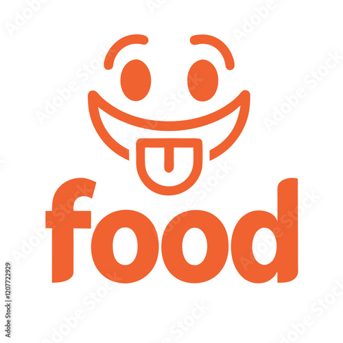 Creative Food Logo art Vector illustration.