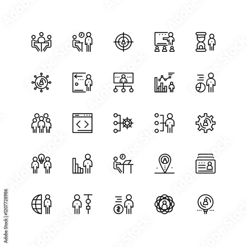 Web Icons Set Internet SEO Cloud File Social Media Email Settings  