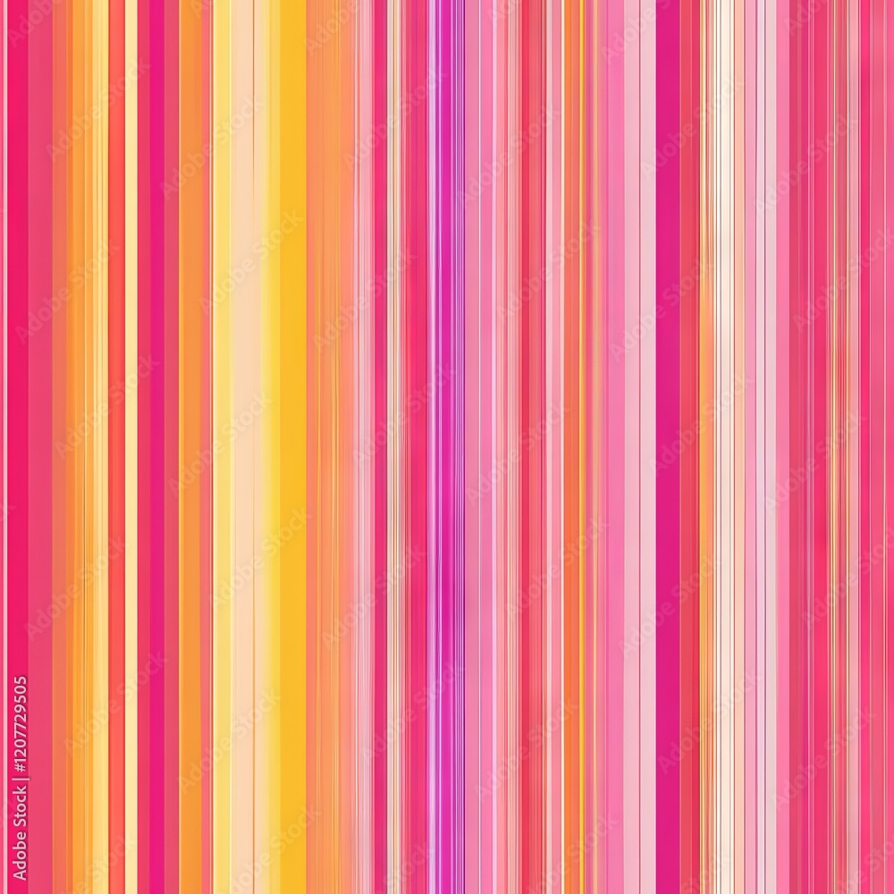 Seamless Pattern - Abstract background with vertical stripes in shades of pink, orange, and yellow. Seamless Pattern - Abstract background with vertical stripes in shades of pink, orange, and yellow.