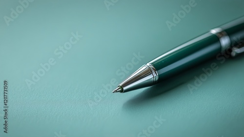 Journal and pen on a textured surface for creative writing and note taking