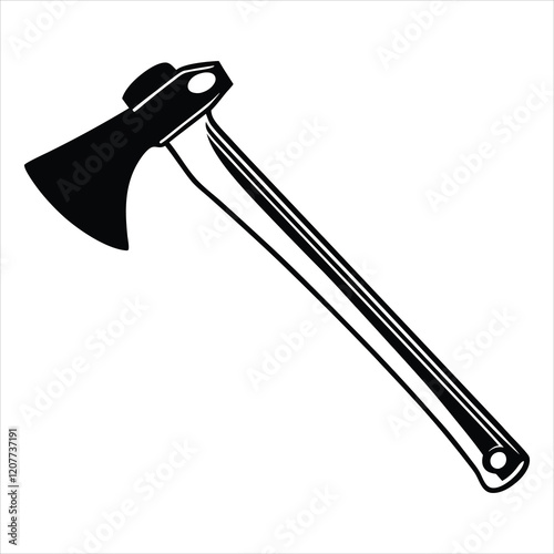 Fire Department Illustration with Firefighter Clipart Elements
