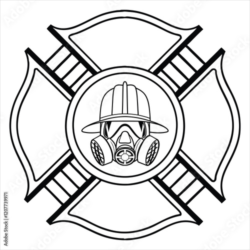 Fire Department Firefighter Clipart for Graphic Design Projects
