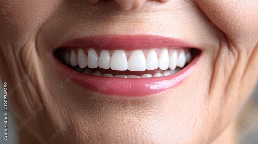 Fototapeta premium Dental Care. mouth senior or adult, Healthy Smile Elderly show beautiful of teeth, confident in orthodontics, advertising, white teeth, online plating, dentures, dental implants,.