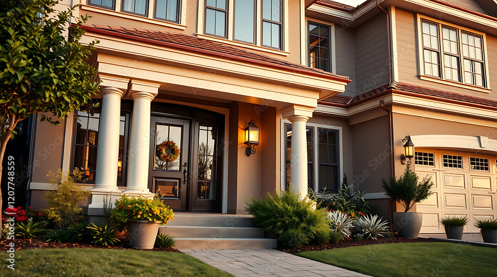 Luxury Home Exterior: Modern Architecture, Landscaping, and Design Luxury Home Exterior: Modern Architecture, Landscaping, and Design