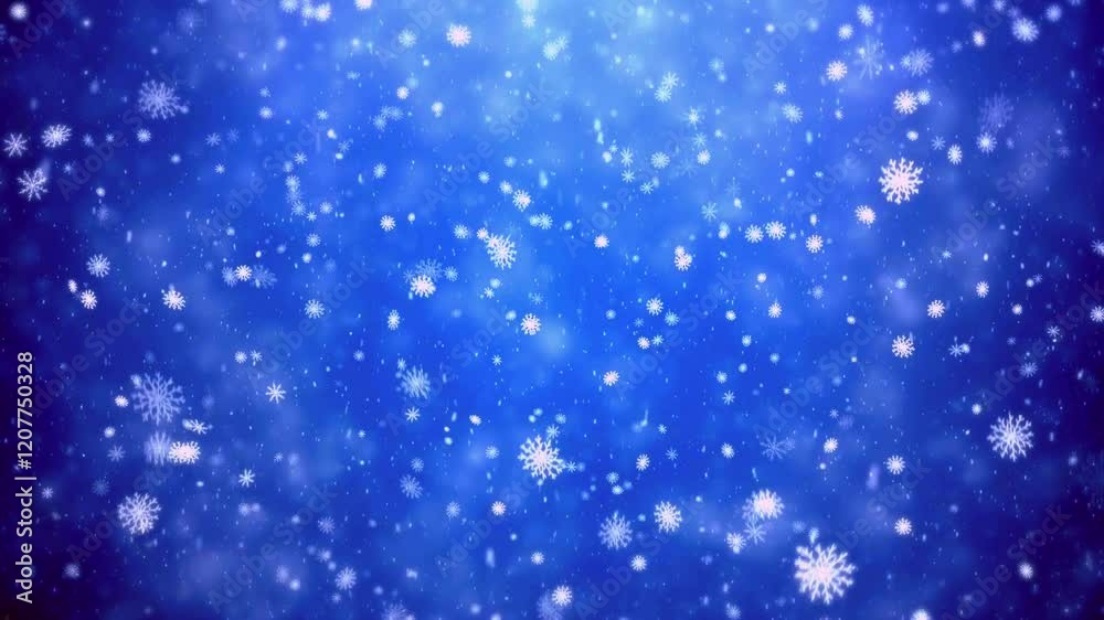 Falling Snowflakes Snow Background Creating a Winter Wonderland Atmosphere in 4K High Definition Video Falling Snowflakes Snow Background Creating a Winter Wonderland Atmosphere in 4K High Definition Video