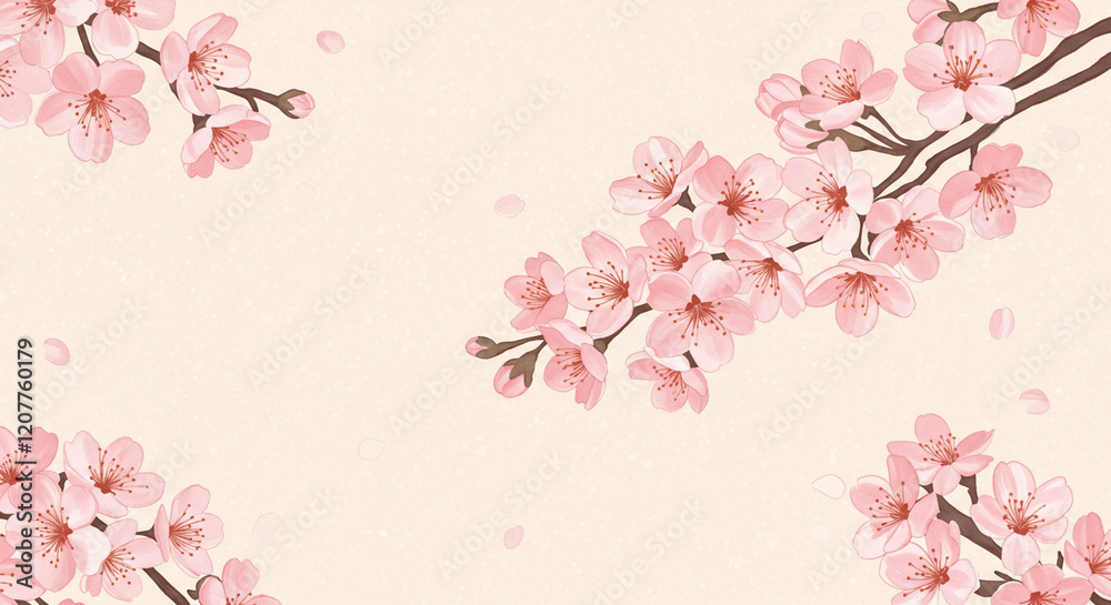 custom made wallpaper toronto digitalBlush Pink and Cherry Blooms: Feminine Paper Design