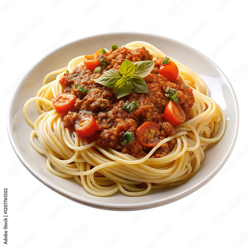 Delicious spaghetti with meat sauce, ready to eat. Delicious spaghetti with meat sauce, ready to eat.