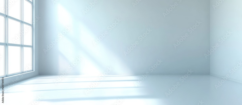 Bright minimalist office corner with clean white walls and floor, ample natural light streaming through large windows, ideal for inspirational text placement. Bright minimalist office corner with clean white walls and floor, ample natural light streaming through large windows, ideal for inspirational text placement.
