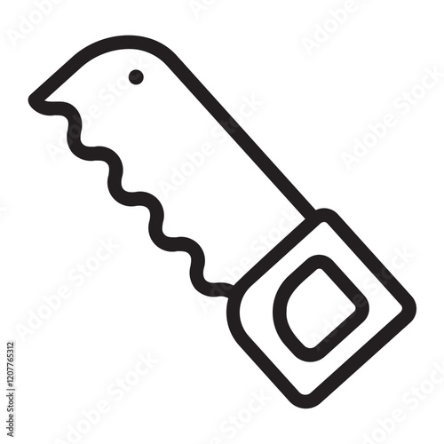 saw line icon