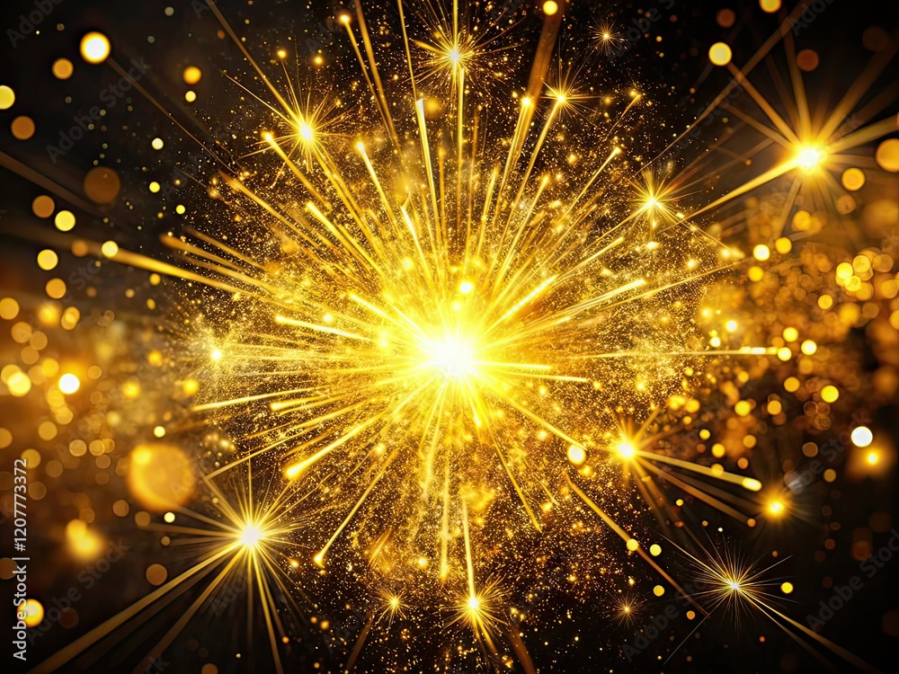 Gold Spark Explosion Rule of Thirds Photography AI Art Gold Spark Explosion Rule of Thirds Photography AI Art