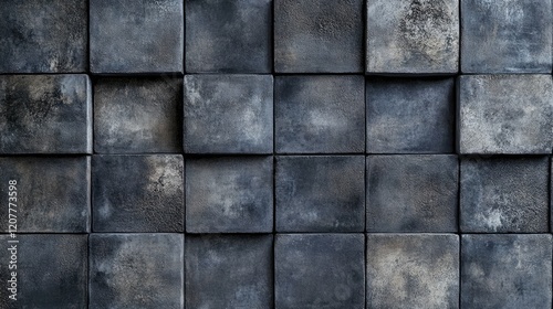 Textured Gray Square Wall Panels for Modern Interior Design and Contemporary Decor Inspiration