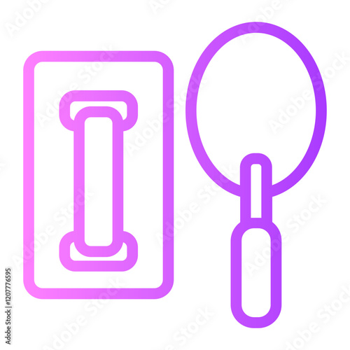 Trowel gradient icon