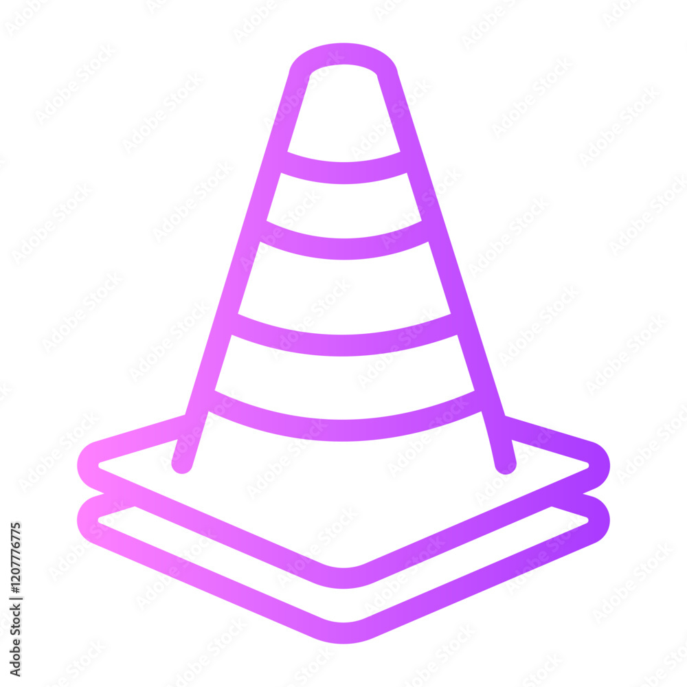 cones gradient icon cones gradient icon