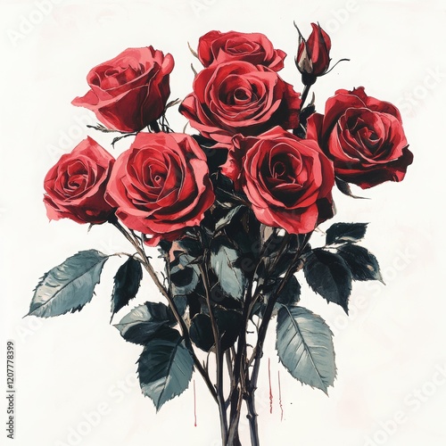 Elegant Red Roses Bouquet for Romantic Occasions