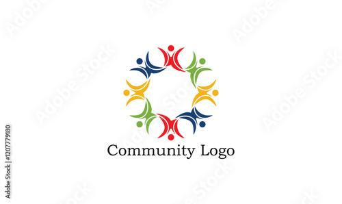 Communication logo for community company logo