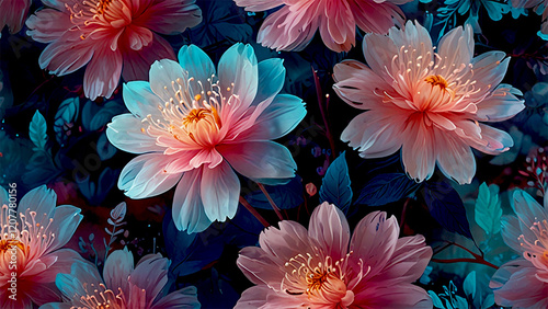 floral and flower pattern illustration