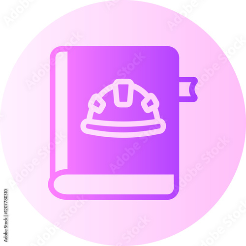 labour law gradient icon