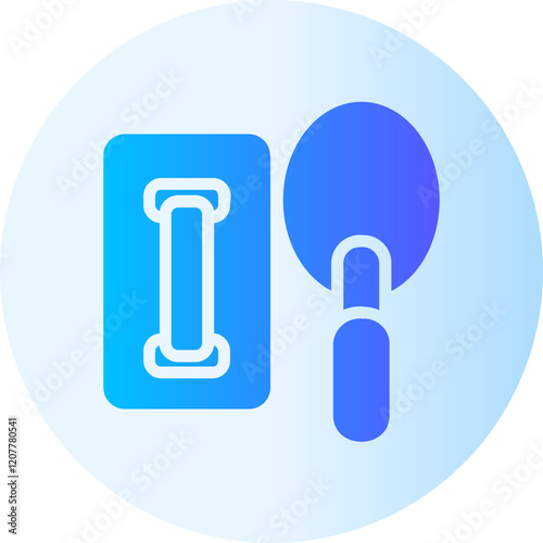 Trowel gradient icon