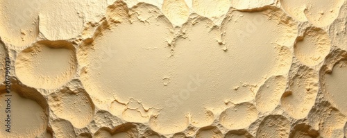 Abstract beige rock wall texture, warm tones, rough surface , interior, cream