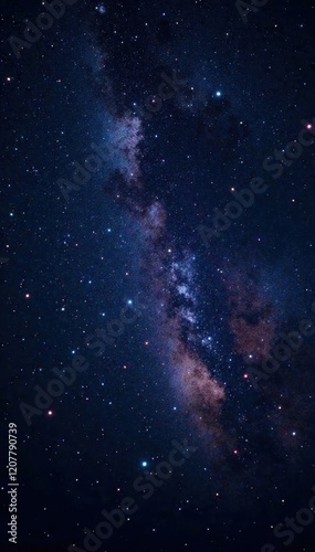 Dark, inky black canvas scattered with countless shimmering stars , celestial, Milky Way, texture
