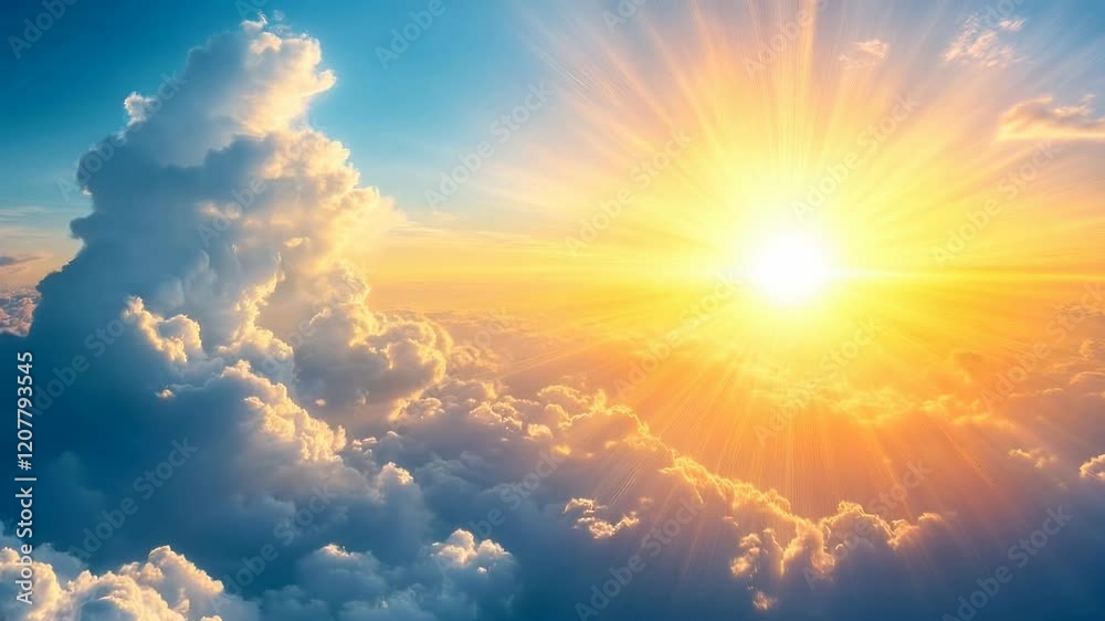 Majestic Sunrise Above a Sea of Clouds Golden Rays and Heavenly Light
Majestic Sunrise Above a Sea of Clouds Golden Rays and Heavenly Light