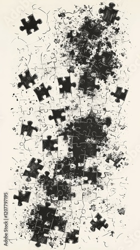 Wallpaper Mural The Broken Puzzle, Dementia Torontodigital.ca