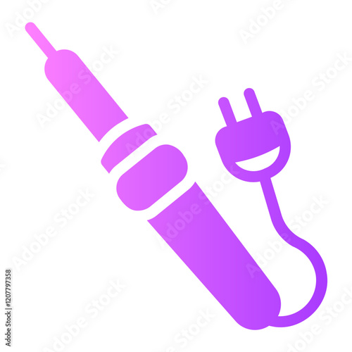 soldering iron gradient icon