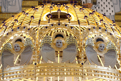 Am Steinhof church (Church Leopold) designed by Otto Wagner between 1902 and 1907, Art Nouveau, Vienna, Austria