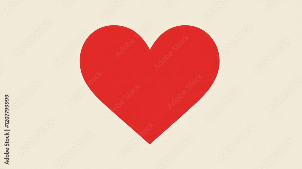 Red Heart Symbol: A Simple and Elegant Graphic Design Red Heart Symbol: A Simple and Elegant Graphic Design