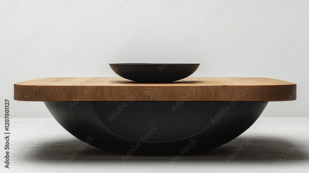 Unique modern coffee table design with wooden top and artistic legs for stylish interiors Unique modern coffee table design with wooden top and artistic legs for stylish interiors