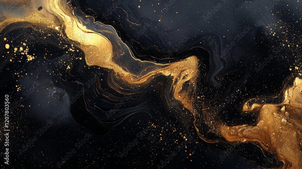 Sumptuous Black and Gold Marble Texture with Glittering Metallic Details, Perfect for Elegant and Sophisticated Aesthetics. Sumptuous Black and Gold Marble Texture with Glittering Metallic Details, Perfect for Elegant and Sophisticated Aesthetics.