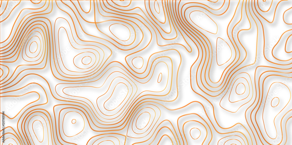 Topographic canyon geometric map relief texture with curved layers and shadow. abstract White background with a beautiful pattern, Topographic contour lines vector map seamless pattern vector. Topographic canyon geometric map relief texture with curved layers and shadow. abstract White background with a beautiful pattern, Topographic contour lines vector map seamless pattern vector.