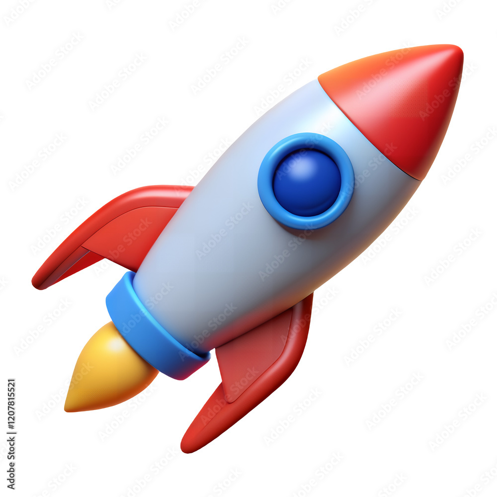 rocket, 3d render illustrator isolated on a transparent background rocket, 3d render illustrator isolated on a transparent background
